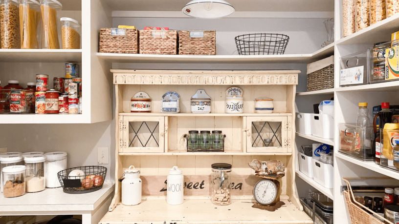 declutter and organize pantry